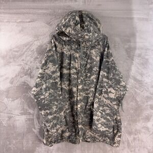 ORC Industries Rainsuit Jacket Mens Size Large Multicolor Camoflauge US Military